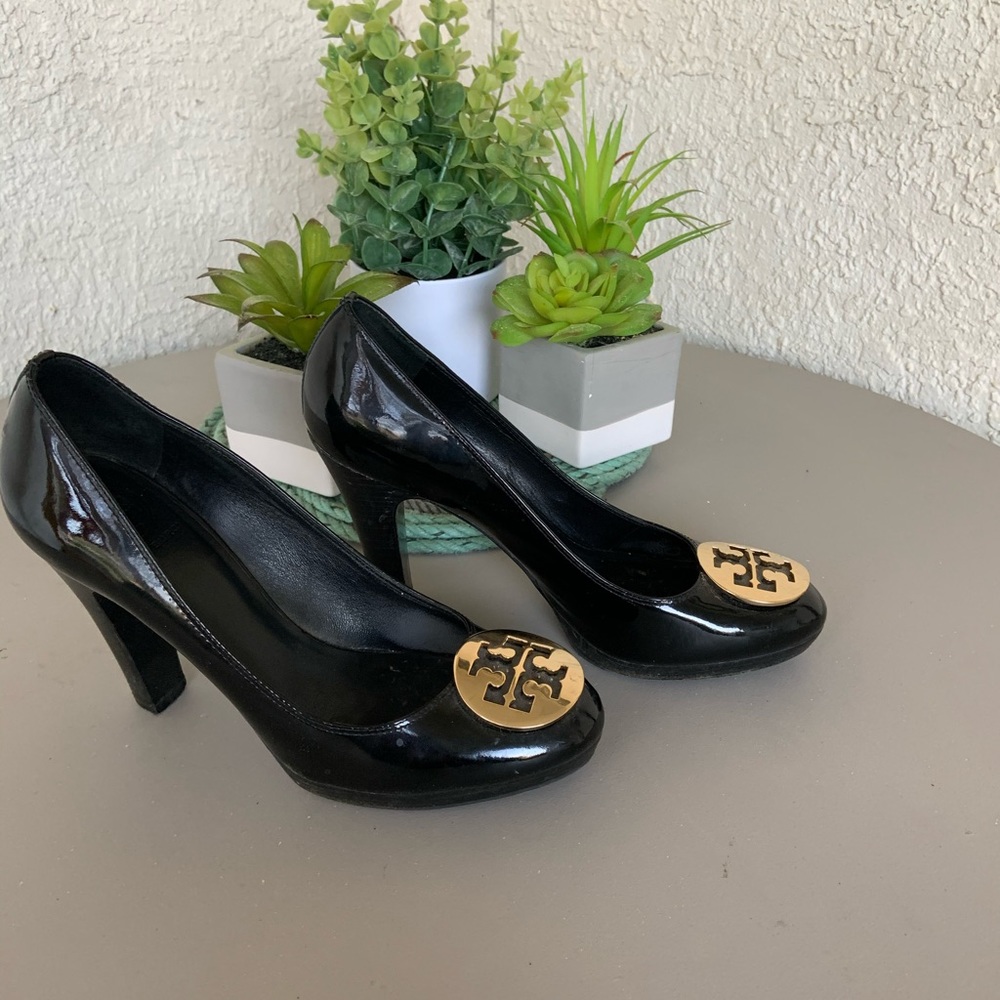 Tory Burch patent leather pumps